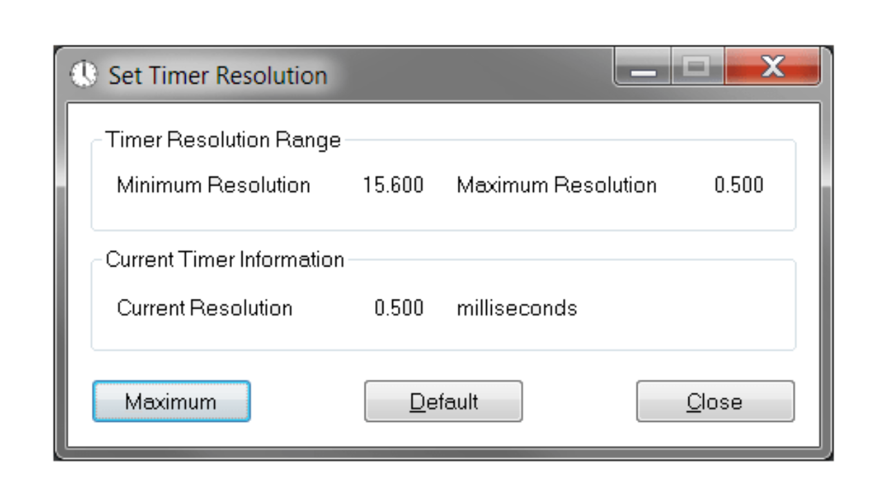 Timer Resolution Free Download Latest Version 2024